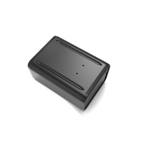 Rastreador GPS Inalámbrico 2G Portátil, Rastreador GPS Magnético de 4000 mAh con Batería Recargable, Dispositivo de Rastreo GSM GPRS