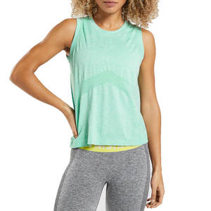 Femmes léger de haute qualité 100% coton Polyester débardeur Long Fitness Style décontracté Yoga Gym respirant Design Top vente XS - Product Image 1
