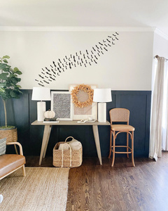 PRODUITS UNIQUES Panier de rangement multifonctionnel en bambou tressé à la main, écologique, pour fruits, pain, légumes, cuisine - Product Image 5