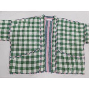 Handmade <b>Jacket</b> Full Sleeves <b>Jacket</b> Womens <b>Jacket</b> Boho Style Handloom Cotton Fabric - Product Image 2