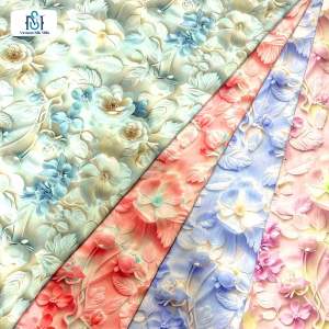 Dernière personnalisation imprimée tissu rayonne viscose impression numérique modale pour robe - Product Image 6