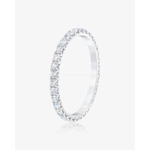 10K แถบทองสำหรับงานแต่งงานแหวนเพชรสำหรับผู้หญิงแหวนหมั้นเพชรสำหรับเป็นของขวัญครบรอบ - Product Image 3