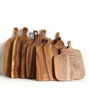 Friendly Acacia Planche à découper en bois Rectangle Steak et bloc à découper en bois Passe au lave-vaisselle pour la cuisine Ustensiles de cuisine - Product Image 5