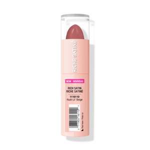 Brillo Labial Mega Last Rich Satin Color Hush Lil' Beige, Hidratante, de Larga Duración, con Caja de Empaque de Belleza de Marca Privada - Product Image 1
