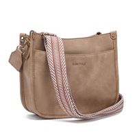 Sac à bandoulière imperméable pour femme, imprimé léopard, en cuir PU, avec deux sangles réglables, fermeture éclair, toutes saisons, voyage