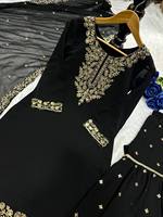 Traje Salwar Sharara de Diseño Gharara Étnico Indio-Pakistaní de Antra Lifestyle, Hermoso y sin Arrugas, para Mujer, Ideal para Fiestas de Verano e Invierno