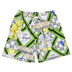 Pantalones Cortos Deportivos Unisex Personalizados con Estampado Múltiple para la Temporada 2026, hasta la Talla 6XL, en Varios Colores con Patrón Sólido, Cintura Media, Sublimación - Product Image 3