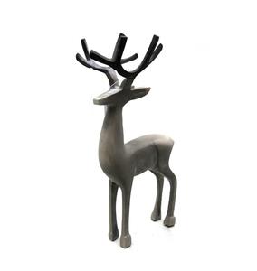 Vajilla de aluminio de diseño antiguo, revestimiento de peltre de ciervo para Navidad, Reno decorativo hecho a mano para decoración del hogar - Product Image 5