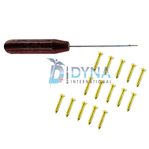 Ensemble d'instruments chirurgicaux orthopédiques 41 pièces certifié CE Mini implant titane tête croisée vis maxillo-faciale 2.0mm-12mm - Product Image 4