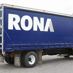 Bâches en PVC bleues résistantes bâche imperméable couverture camion tente haute qualité exportation Standard tissé techniques Style uni enduit - Product Image 5