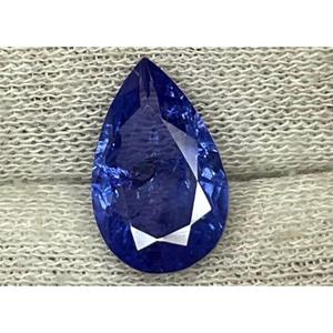 Tanzanita Natural de Primera Calidad, Gema Suelta con Corte de Pera para Joyería de Diseño, de Fabricante y Proveedor Indio - Product Image 1