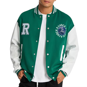 Ropa de calle de diseño único fabricada en Pakistán, las mejores chaquetas de béisbol con letras para hombre, Material de plumón de alta calidad - Product Image 2