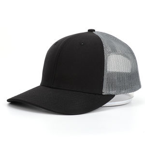 Nuevos sombreros de moda, sombrero de punto liso promocional con logotipo personalizado, gorras de camionero de malla, gorra de camionero bordada personalizada de alta calidad - Product Image 1