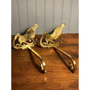 Soporte de aluminio dorado para medias, adornos navideños perfectos de pie, suministros festivos, decoración de vacaciones para el hogar, accesorios para fiestas - Product Image 2