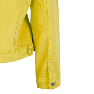 2025 calidad superior al por mayor chaqueta de mezclilla corta de Invierno para mujer a prueba de viento de lana gruesa cálida Casual cuello Botón de moda - Product Image 6