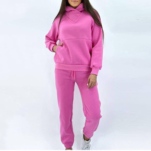 2025 Jogging porter fermeture éclair femmes 2 pièces Yoga survêtement ensemble à manches longues fermeture éclair hauts joggers pantalons - Product Image 2