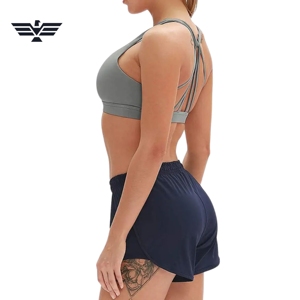 2025 sujetadores deportivos ligeros de alta calidad para mujer, alto soporte de secado rápido, transpirable, púrpura, respetuoso con el medio ambiente, Spandex frontal/nailon - Product Image 4