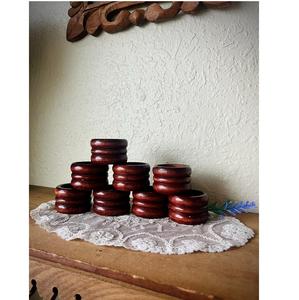 Wholesale Elegant <b>Wooden</b> <b>Napkin</b> <b>Rings</b> for Dining TableCustom <b>Napkin</b> <b>Ring</b> Holders Wedding & Event Tableware - Product Image 2