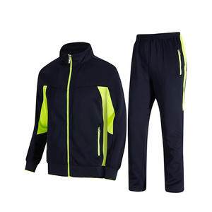 Chándales de Alta Calidad en Color Sólido para Hombre, Mangas Largas, Diseño Personalizado con Cierre de Cremallera, Chándal Informal y Moderno - Product Image 1