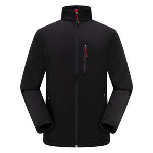 Chaquetas de hombre con cremallera chaquetas Softshell Slim Fit deportes al aire libre cortavientos Whit chaqueta de bolsillo para hombres - Product Image 4
