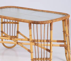 2024 nouveau modèle de table à thé en rotin naturel fait à la main au Vietnam meilleur design pour la maison salon hôtel et restaurant meubles - Product Image 5