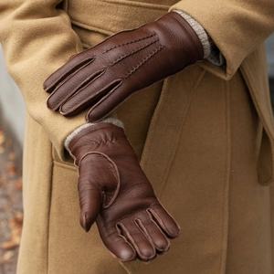 NEW GEO BROTHERS แฟชั่นถุงมือขับรถหนังแท้แบบยาวสำหรับทั้งชายและหญิง ป้องกันลม กันลื่น น้ำหนักเบา สำหรับงานปาร์ตี้กลางแจ้ง - Product Image 1