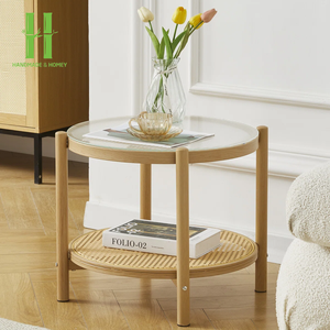 ที่ต้องมีของตกแต่งโต๊ะกาแฟทำด้วยมือทำจากไม้หวายเป็นมิตรกับสิ่งแวดล้อมทันสมัย - Product Image 3