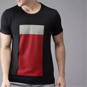 Camiseta de Moda Urbana de Manga Corta con Cuello Redondo y Logotipo Personalizado de Alta Calidad para Hombre, Superventas, Tejido Suave de Secado Rápido - Product Image 4
