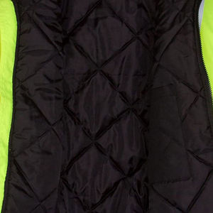 Blouson Bomber d'Hiver pour Homme avec Capuche, en Toile Enduite 100% Polyester, Imperméable, Réfléchissant, Haute Visibilité, Vêtement de Travail - Product Image 5