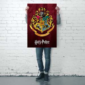 For Harry Potter Hogwarts School Crest <b>Poster</b> Made of Durable Paper - Product Image 3