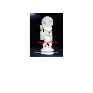 Unique Pierre Blanche Krishna Statue - Product Image 1