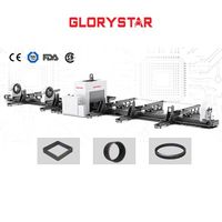 Découpeuse laser à fibre CNC Glorystar 6 kW 12 kW CS pour métaux, découpeuse à biseau pour acier au carbone