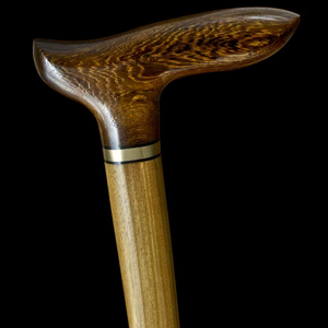 COMPANION Price Canne en bois réglable avec nœuds multiples Bâton de marche en bois solide pour les aînés par Standard International - Product Image 1