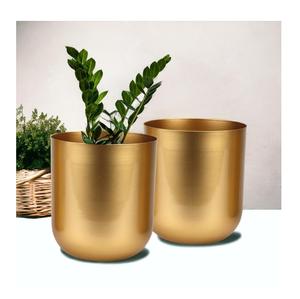 กระถางต้นไม้อลูมิเนียมโลหะหลากสีสำหรับตกแต่งบ้านดีไซน์คลาสสิกงานตามสั่ง - Product Image 3