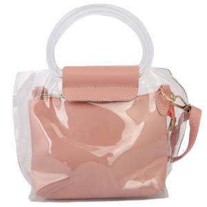 กระเป๋าสะพายไหล่เด็กผู้หญิง 002 -สีพีช - Product Image 3