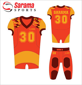 Equipo personalizado profesional de uniformes de fútbol americano al por mayor Sublimación de combate real Fabricante de uniformes americanos - Product Image 1