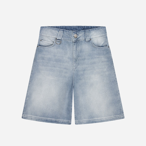 Pantalones cortos de mezclilla lavados Vintage holgados personalizados de alta calidad para hombre, ropa de mezclilla bordada - Product Image 4