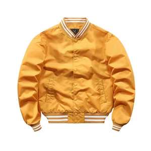 Personalizado Varsity Jacket Bordado Logo Mangas de cuero Lana Letterman Varsity Jacket Hombres Chaqueta de béisbol - Product Image 1