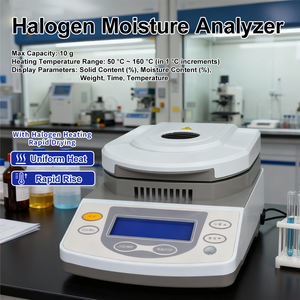 Analisador de Umidade de Halogênio de Alta Precisão 0,5% para Laboratório, Balança de Análise de Umidade para Micro Amostras - Product Image 3