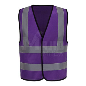 Safety Vest Custom Logo 2023 Latest Design High Quality Reflective Workwear LED Flash <b>Waterproof</b> Breathable Nylon Polyester Road - Product Image 2