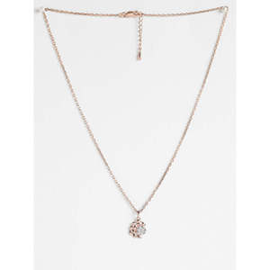 Collier pendentif CLARA en argent sterling 925, chaîne vintage tendance, plaqué or, acier inoxydable, motif géométrique végétal, cadeau - Product Image 3