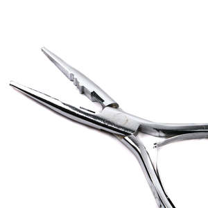 Alicates de Acero Inoxidable para Extensiones de Cabello con Microperlas Nano e I-Tip, Herramienta Resistente al Agua de Gran Agarre - Product Image 1
