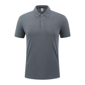 Camiseta Polo de Punto de Verano para Hombre de Alta Calidad, Informal, de Color Sólido, con Botones, Transpirable, de Manga Corta, EN VENTA - Product Image 6