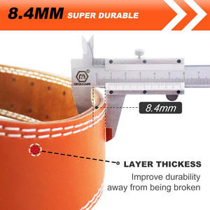 Cinturón de levantamiento de pesas de cuero para hombres de precio barato de alta calidad 2023 nuevo diseño mejor venta cinturones de cuero de levantamiento de pesas Unisex - Product Image 3