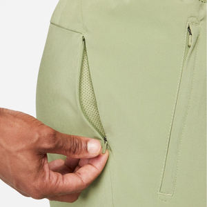 กางเกงขาสั้นออกกำลังกายแบบถักสำหรับผู้ชายเอวยางยืดระบายอากาศได้ดีในฤดูร้อนชุดออกกำลังกายผ้าสแปนเด็กซ์/ โพลีเอสเตอร์ย้อมสีล้วน - Product Image 5