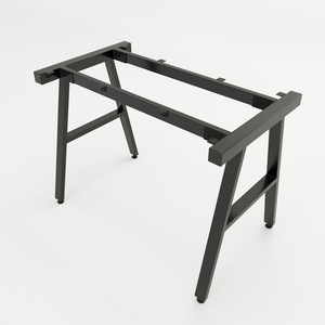 SFAC101-Minimalist Style Iron Table Leg Single-Sided 25x50 'A' Shape Assembly for Easy Home Decor - Product Image 1