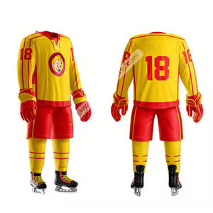 ชุดฮ็อกกี้น้ำแข็งออกแบบได้ตามต้องการเครื่องแบบฮ็อกกี้น้ำแข็งวัสดุสดชุดฮ็อกกี้น้ำแข็งออกแบบได้ตามต้องการ - Product Image 1