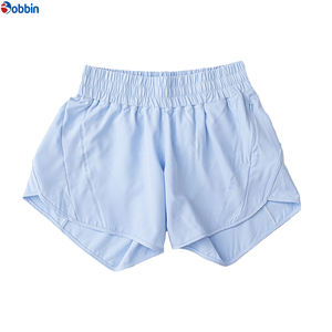 Shorts Deportivos para Mujer, Marca BOBBIN INDUSTRIES, Calidad Premium, Verano, Doble Capa, Felpa, Spandex/Algodón, Elásticos, Secado Rápido, Transpirables, para Yoga - Product Image 1