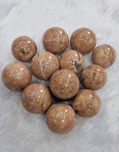 Bola de Cristal de Piedra Lunar Naranja Natural, Bola de Cristales Curativos, Piedra Pulida, Bola de Adivinación de 50-55 mm, Bola Decorativa de 50-55 mm - Product Image 3