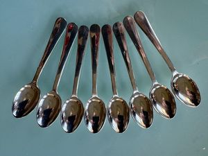 Ensemble de cuillères en métal forgé de conception classique, très vendu, de haute qualité, avec manche torsadé, fait à la main, pour la maison, les mariages et les fêtes - Product Image 5